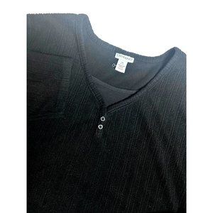 Catherines Chenille Black Pullover Sweater Plus Size 3X (26/28W)‎